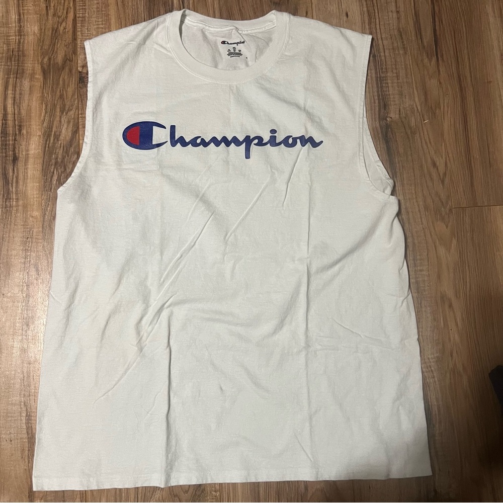Champion Classic White Tank Top